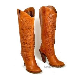 Jessica Simpson Abilene Alan Cowboy Cowgirl Boots - Women's 6.5B VG Condition